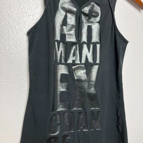 Armani Exchange Black Logo Tank XS - Picture 2 of 4